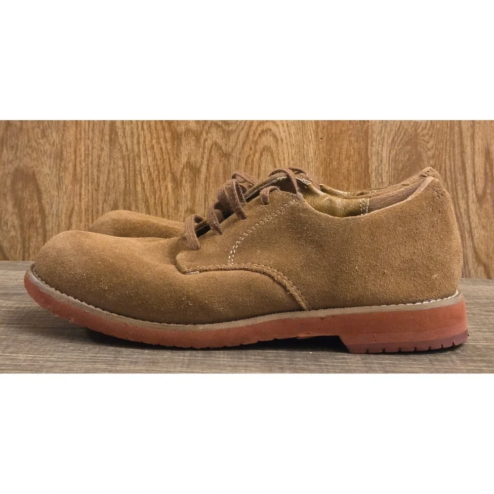 Sperry Tevin Suede Lace Up Oxford Shoes Youth Size‎ 2 Brown